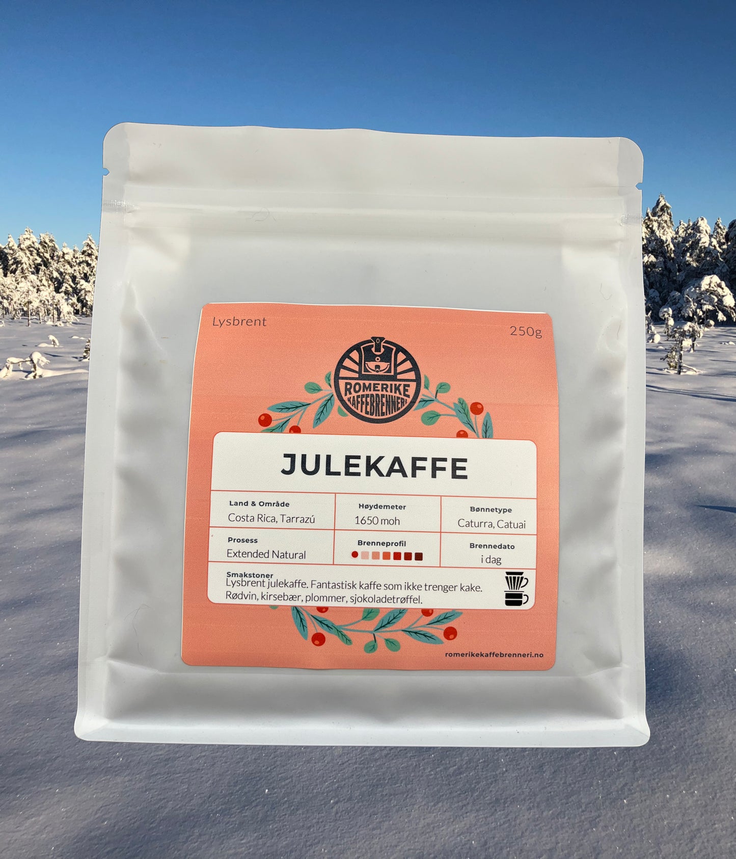 Julekaffe Lysbrent